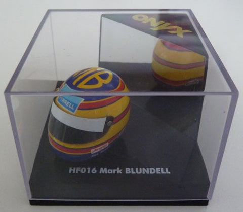 Helmet - Mark Blundell - Yuui's F1 scale models