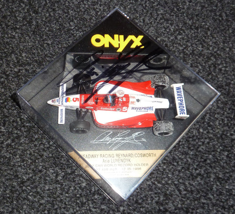 1996 - Treadway Racing Reynard Cosworth - Arie Luyendijk - Indycar world record - gesigneerd - Yuui's F1 scale models