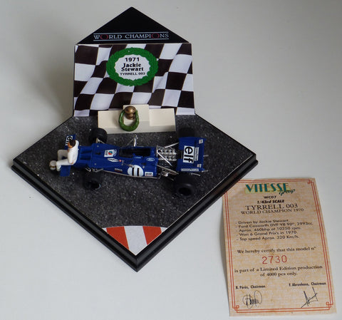 1971 - Tyrrell Ford 003 - Jackie Stewart - World Champion - Yuui's F1 scale models