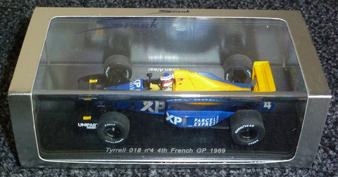 1989 - Tyrrell Ford 018 - Jean Alesi - 4th French GP - Yuui's F1 scale models