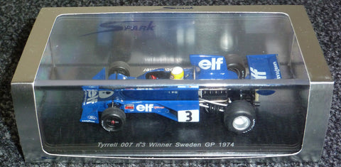 1974 - Tyrrell 007 - Jody Scheckter - Winner Sweden GP - Yuui's F1 scale models