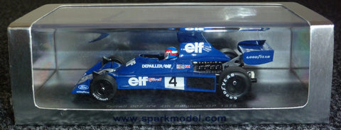 1975 - Tyrrell 007 - Patrick Depailler - 4th Belgium GP - Yuui's F1 scale models