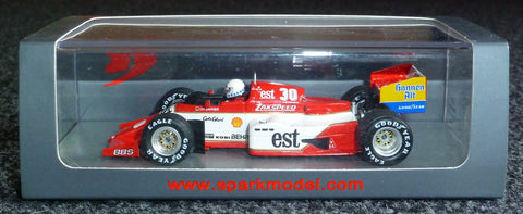 1985 - Zakspeed 841 - Christian Danner - Belgium GP - Yuui's F1 scale models