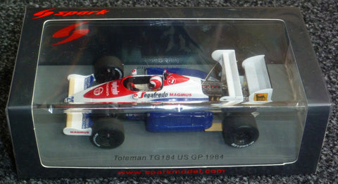 1984 - Toleman TG184 - Johnny Cecotto - US GP - Yuui's F1 scale models