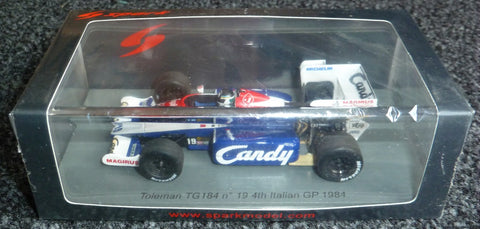 1984 - Toleman TG184 - Stefan Johansson - 4th Italian GP - Yuui's F1 scale models