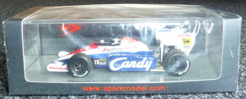 1984 - Toleman TG184 - Stefan Johansson - 4th Italian GP - Yuui's F1 scale models