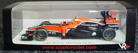 2011 - Virgin MVR-02 - Jerome D'Ambrosio - China GP - Yuui's F1 scale models