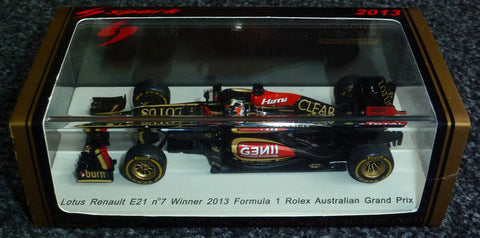 2013 - Lotus Renault E21 - Kimi Raikkonen - Winner Formula 1 Rolex Australian Grand Prix - Yuui's F1 scale models