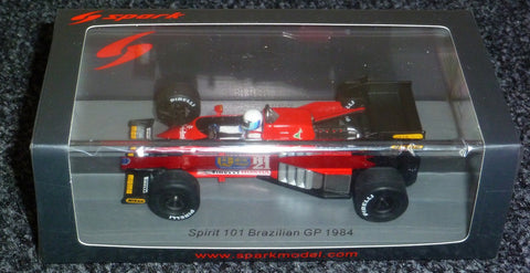 1984 - Spirit 101 - Mauro Baldi - Brazilian GP - Yuui's F1 scale models