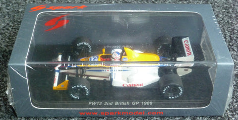 1988 - Williams FW12 - Nigel Mansell - 2nd British GP - Yuui's F1 scale models