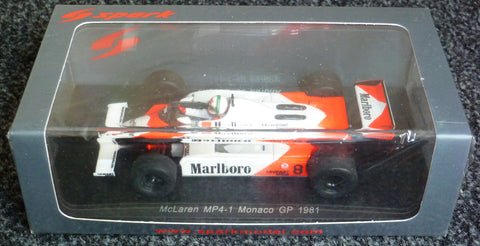 1981 - McLaren MP4-1 - Andrea de Cesaris - Monaco GP - Yuui's F1 scale models