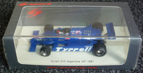 1981 - Tyrrell 010 - Ricardo Zunino - Argentina GP - Yuui's F1 scale models