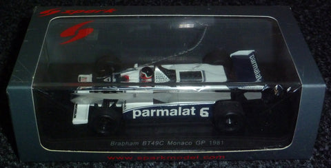 1981 - Brabham BT49C - Hector Rebaque - Monaco GP - Yuui's F1 scale models