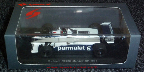 1981 - Brabham BT49C - Hector Rebaque - Monaco GP - Yuui's F1 scale models