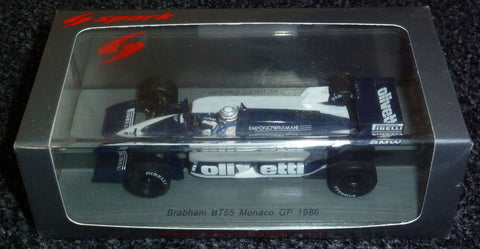 1986 - Brabham BT55 - Riccardo Patrese - Monaco GP - Yuui's F1 scale models