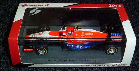 2015 - Manor MR03B Ferrari - Alexander Rossi - US GP - Yuui's F1 scale models