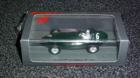 1958 - Vanwall VW5 - Stuart Lewis-Evans - 3rd Belgium GP (Spark 1:43) - Yuui's F1 scale models