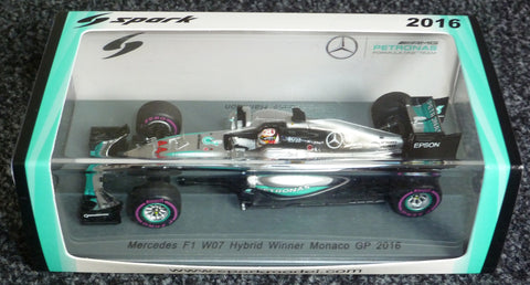 2016 - Mercedes F1 W07 Hybrid - Lewis Hamilton - Winner Monaco GP - Yuui's F1 scale models