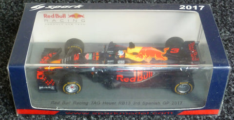 2017 - Red Bull Racing TAG Heuer RB13 - Daniel Ricciardo - 3rd Spanish GP - Yuui's F1 scale models