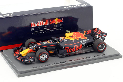 2017 - Red Bull Racing TAG-Heuer RB13 - Max Verstappen - GP Malaysia - Spark 1:43 - Yuui's F1 scale models