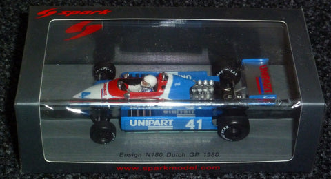 1980 - Ensign N180 - Geoff Lees - Dutch GP - Yuui's F1 scale models