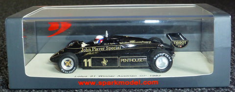 1982 - Lotus 91 - Elio de Angelis - Winner Austria GP - Yuui's F1 scale models