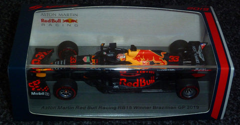 2019 - Aston Martin Red Bull Racing RB15 - Max Verstappen - Winnaar GP Brazilië (Spark 1:43) - Yuui's F1 scale models