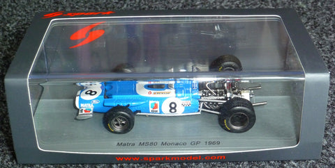 1969 - Matra MS80 - Jean-Pierre Beltoise - Monaco GP (Spark 1:43) - Yuui's F1 scale models