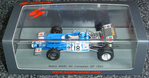 1969 - Matra MS80 - Jean-Pierre Beltoise - 4th Canadian GP - Yuui's F1 scale models