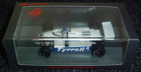 1982 - Tyrrell 011 - Slim Borgudd - South African GP - Yuui's F1 scale models