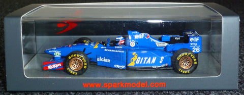 1995 - Ligier Mugen Honda JS41 - Olivier Panis - 4th Canadian GP - Yuui's F1 scale models