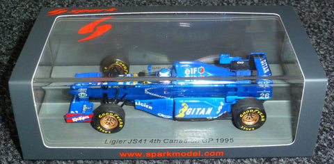 1995 - Ligier Mugen Honda JS41 - Olivier Panis - 4th Canadian GP - Yuui's F1 scale models