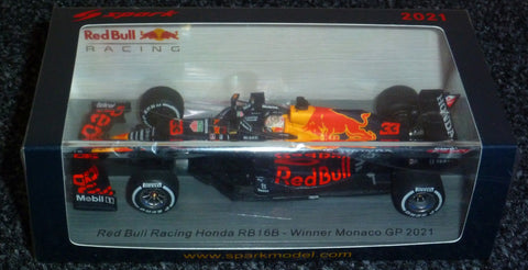 2021 - RED BULL RACING HONDA RB16B – MAX VERSTAPPEN – WINNER MONACO GP 2021 (SPARK 1:43) - Yuui's F1 scale models