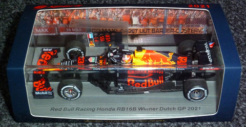 2021 - RED BULL RACING HONDA RB16B – MAX VERSTAPPEN – WINNER DUTCH GP 2021 (SPARK 1:43) - Yuui's F1 scale models