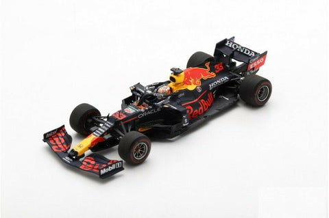 2021 - Red Bull Racing RB16B - Max Verstappen - Winner Abu Dhabi GP - World Champion - Pitboard + No1 board (Spark 1:43) - Yuui's F1 scale models