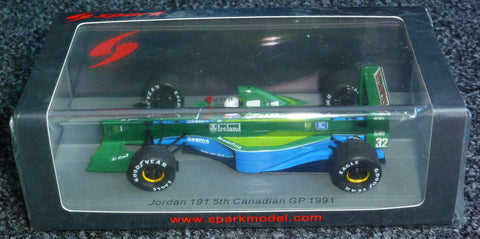 1990 - Jordan 191 - Bertrand Gachot - 5th Canadian GP - Yuui's F1 scale models