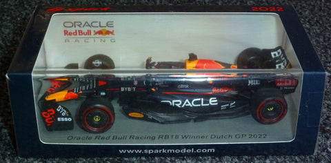 2022 - Oracle Red Bull Racing RB18 - Max Verstappen - Winner Dutch GP / Zandvoort (Spark 1:43) - Yuui's F1 scale models