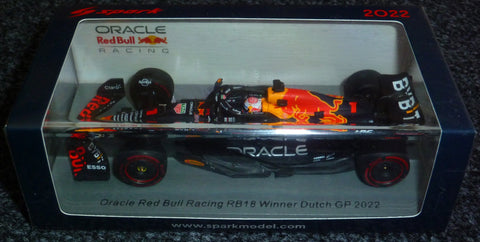 2022 - Oracle Red Bull Racing RB18 - Max Verstappen - Winner Dutch GP / Zandvoort (Spark 1:43) - Yuui's F1 scale models