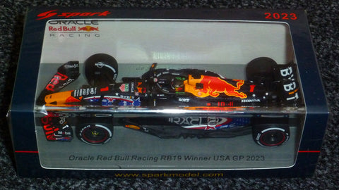 2023 - ORACLE RED BULL RACING RB19 - MAX VERSTAPPEN - WINNER AUSTIN GP (Spark 1:43) - Yuui's F1 scale models