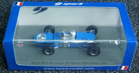 1967 - Matra MS5 - Jean-Claude Guénard - 4e Coupe de Paris F3 Montihéry - Yuui's F1 scale models